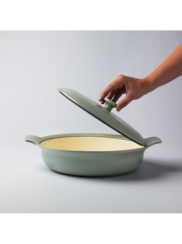 BergHOFF 2-delige set: serveerpan met deksel groen - Ø 28 cm