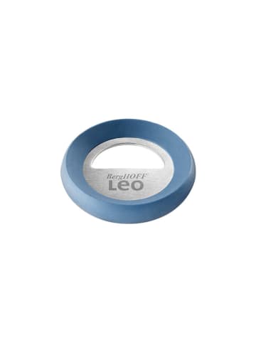 BergHOFF Flaschenöffner in Silber/ Blau - Ø 7 cm
