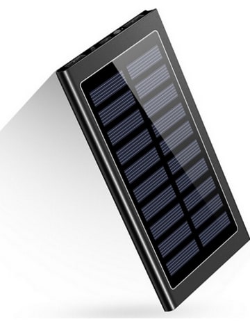 SWEET ACCESS Solar-powerbank 20.000 mAh zwart