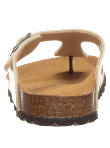 billowy Teenslippers goudkleurig