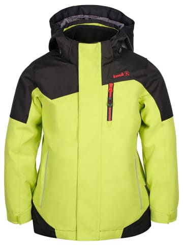 Kamik 3in1-Funktionsjacke in Gelb/ Schwarz