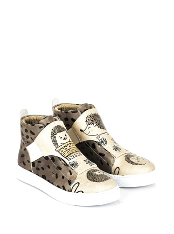 Streetfly Sneakers beige/zwart