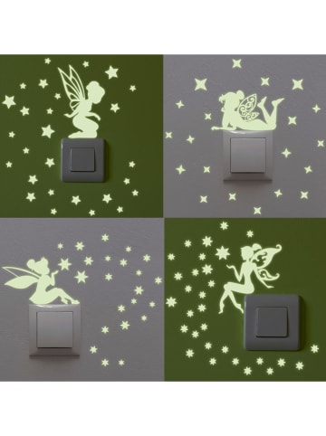 Ambiance Wandtattoo "Fairies and stars switch and socket"