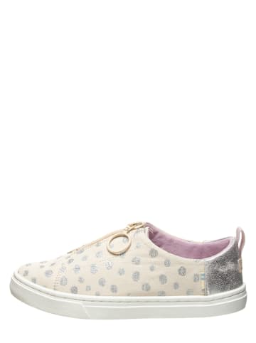 TOMS Sneakers "Lenny" in Creme/ Silber