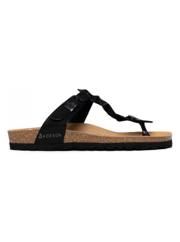 BACKSUN Teenslippers zwart