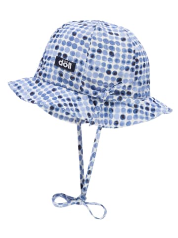 Döll Hut in Weiß/ Blau