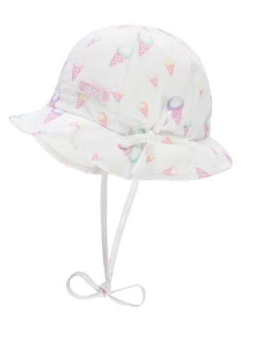 Döll Hoed wit/meerkleurig