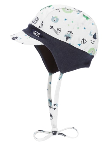 Döll Pet wit/donkerblauw
