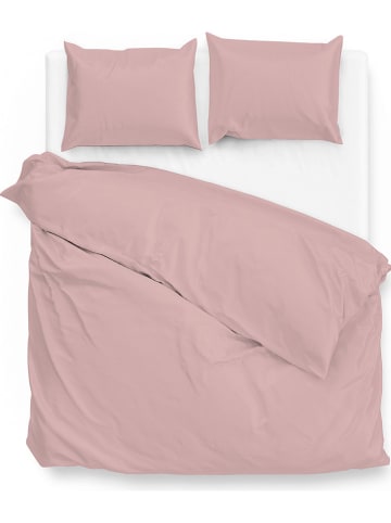 HNL Mako-satijnen beddengoedset "Satinado" lichtroze