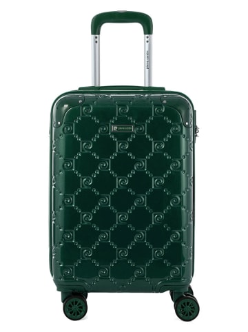Pierre Cardin Hardcase-Trolley in Grün - (B)35 x (H)55 x (T)20 cm