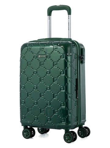 Pierre Cardin Hardcase-Trolley in Grün - (B)35 x (H)55 x (T)20 cm