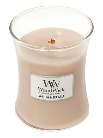 WoodWick Średnia świeca zapachowa - Vanilla & Sea Salt - 275 g