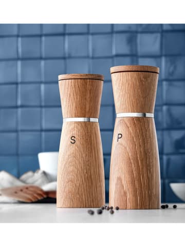 WMF Młynki (2 szt.) w kolorze jasnobrązowym - wys. 18 x Ø 6 cm