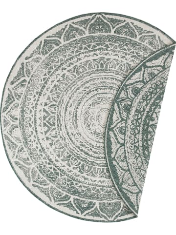 Hanse Home Indoor-/ Outdoor-Teppich "Siruma" in Grün/ Creme