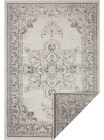 NORTHRUGS Zewnętrzny dywan dwustronny "Borbon" w kolorze szaro-kremowym
