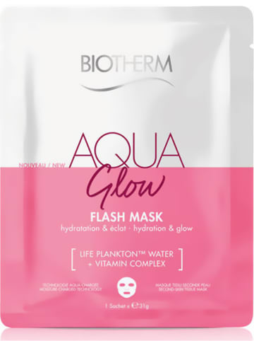 Biotherm Maseczka w płachcie "Aqua Glow Flash Mask" - 31 g