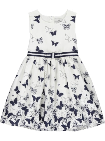 happy girls by Eisend Jurk donkerblauw/wit