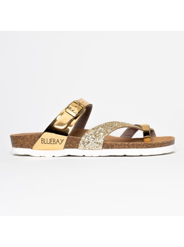 Blue Bay Teenslippers "Citronnelle" goudkleurig