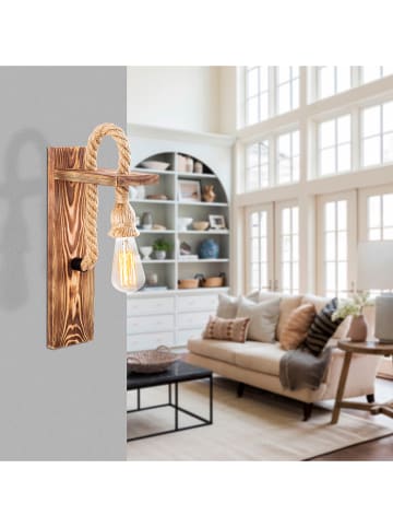 Opviq Wandlamp "Erebos" naturel - (B)18 x (H)40 cm