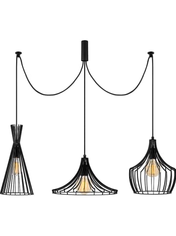 ABERTO DESIGN Lampa wisząca "Mezopotamya" w kolorze czarnym - Ø 114 cm