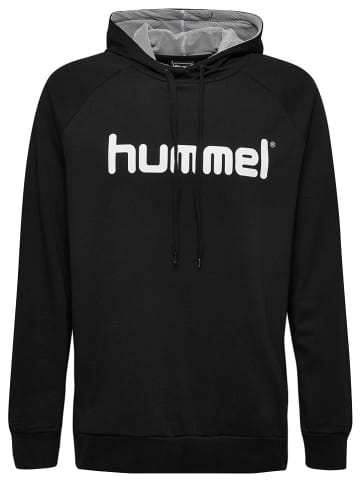 Hummel Sweatshirt "Logo" in Schwarz