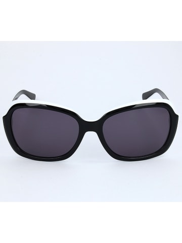 Pierre Cardin Damen-Sonnenbrille in Schwarz/ Weiß