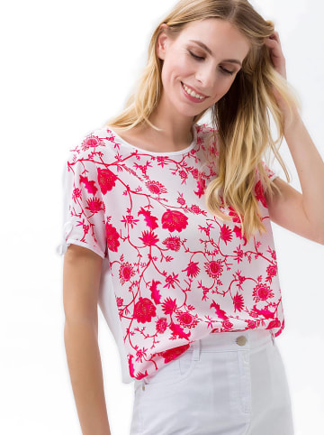 BRAX Shirt "Caelen" wit/rood