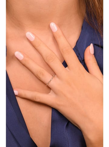 DIAMANTA Gouden ring "Eternelle torsade" met diamanten