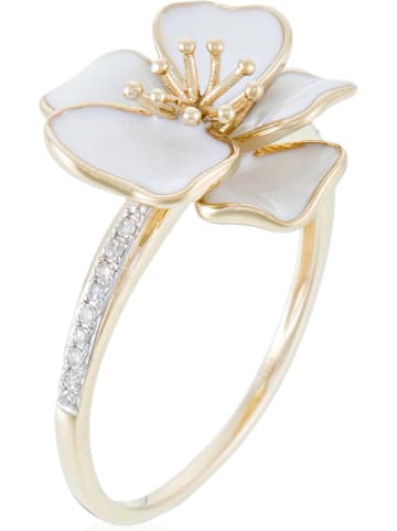 LA MAISON DE LA JOAILLERIE Gold-Ring "Orchidée" mit Diamanten