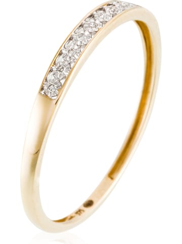 DIAMANTA Gold-Ring "Romantic love" mit Diamanten