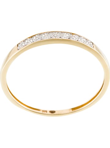 ATELIER DU DIAMANT Gouden ring "Romantic love" met diamanten