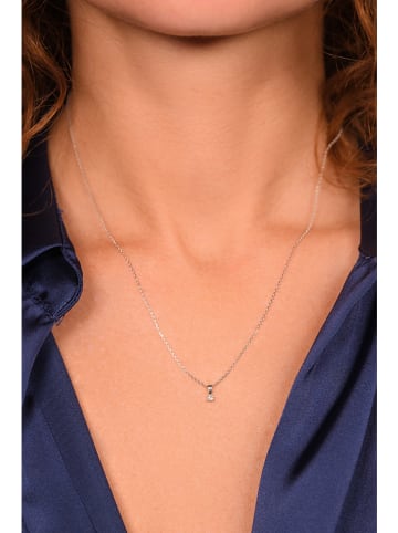 DIAMANTA Witgouden hanger met diamanten