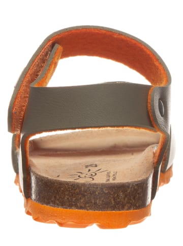 TREVIRGOLAZERO Sandalen kaki/oranje