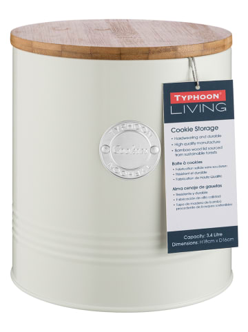 Keksdose "Typhoon" in Creme - 3,4 l