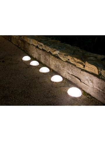 lumisky Lampa solarna LED "Half Moon" w kolorze białym