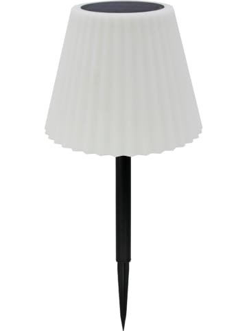 lumisky LED-Solarleuchte "Lady Spike" in Weiß/ Schwarz - (H)62 x Ø 20 cm