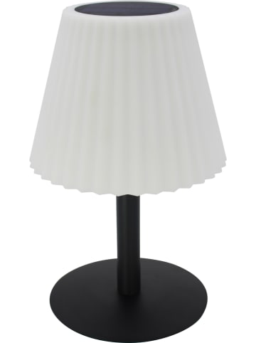 lumisky Lampa solarna LED "Lady Spike" w kolorze biało-czarnym - wys. 62 x Ø 20 cm