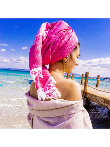 Towel to Go Strandtuch in Rosa - (L)180 x (B)100 cm