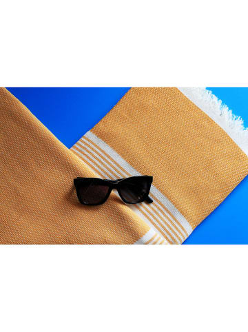 Towel to Go Strandtuch in Orange - (L)180 x (B)100 cm