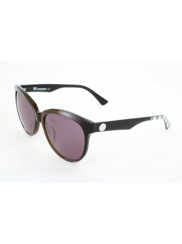 Missoni Damskie okulary przeciwsłoneczne w kolorze oliwkowo-czarno-fioletowym