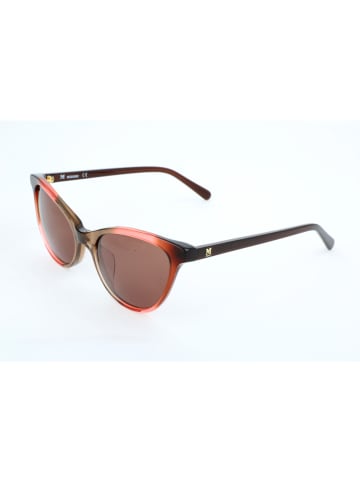 Missoni Damskie okulary przeciwsłoneczne w kolorze brązowo-jasnoróżowym