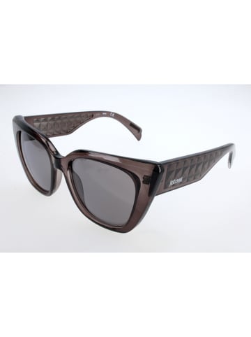 Just Cavalli Damskie okulary przeciwsłoneczne w kolorze szaro-brązowym
