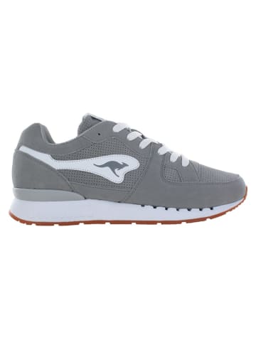 KangaROOS Originals Leder-Sneakers "Coil R1 SS18" in Grau