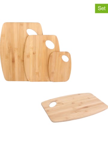 COOK CONCEPT 3er-Set: Schneidebretter in Natur