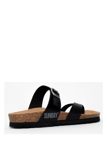 Sunbay Teenslippers "Tulipe" zwart