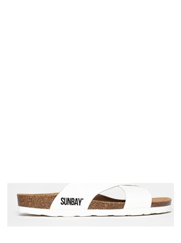 Sunbay Klapki "Mackay" w kolorze białym