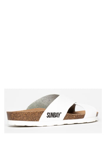 Sunbay Klapki "Mackay" w kolorze białym