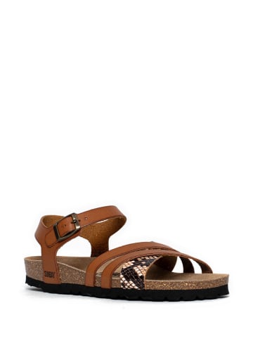 Sunbay Sandalen "Rita" in Hellbraun