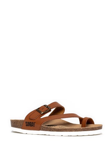 Sunbay Teenslippers "Rita" lichtbruin
