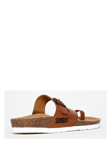 Sunbay Teenslippers "Rita" lichtbruin